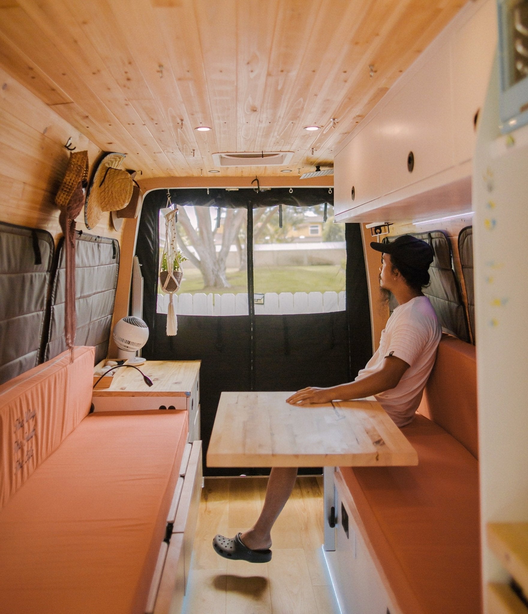 VanEssential Mercedes Sprinter Stealth Passenger Van Rear Qtr Window Covers - Out There Vans, LLC