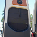 VanEssential Mercedes Sprinter Stealth Rear Door Window Covers (Pair) - Out There Vans, LLC