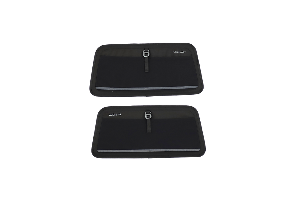 VanEssential Mercedes Sprinter Upper Rear Door Storage Panels (Pair) - Out There Vans