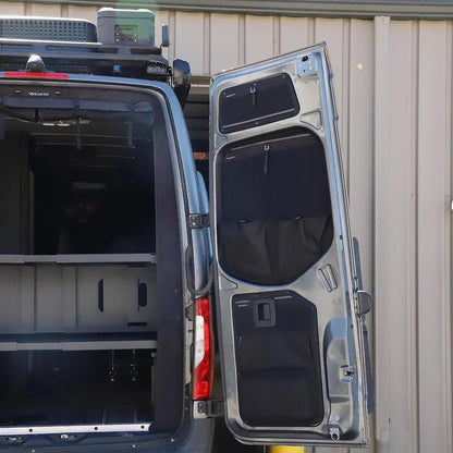 VanEssential Mercedes Sprinter VS30 Middle Rear Door Storage Panels (Pair) - Out There Vans