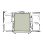 VanEssential RAM ProMaster Bug Screen - Rear Door - Out There Vans
