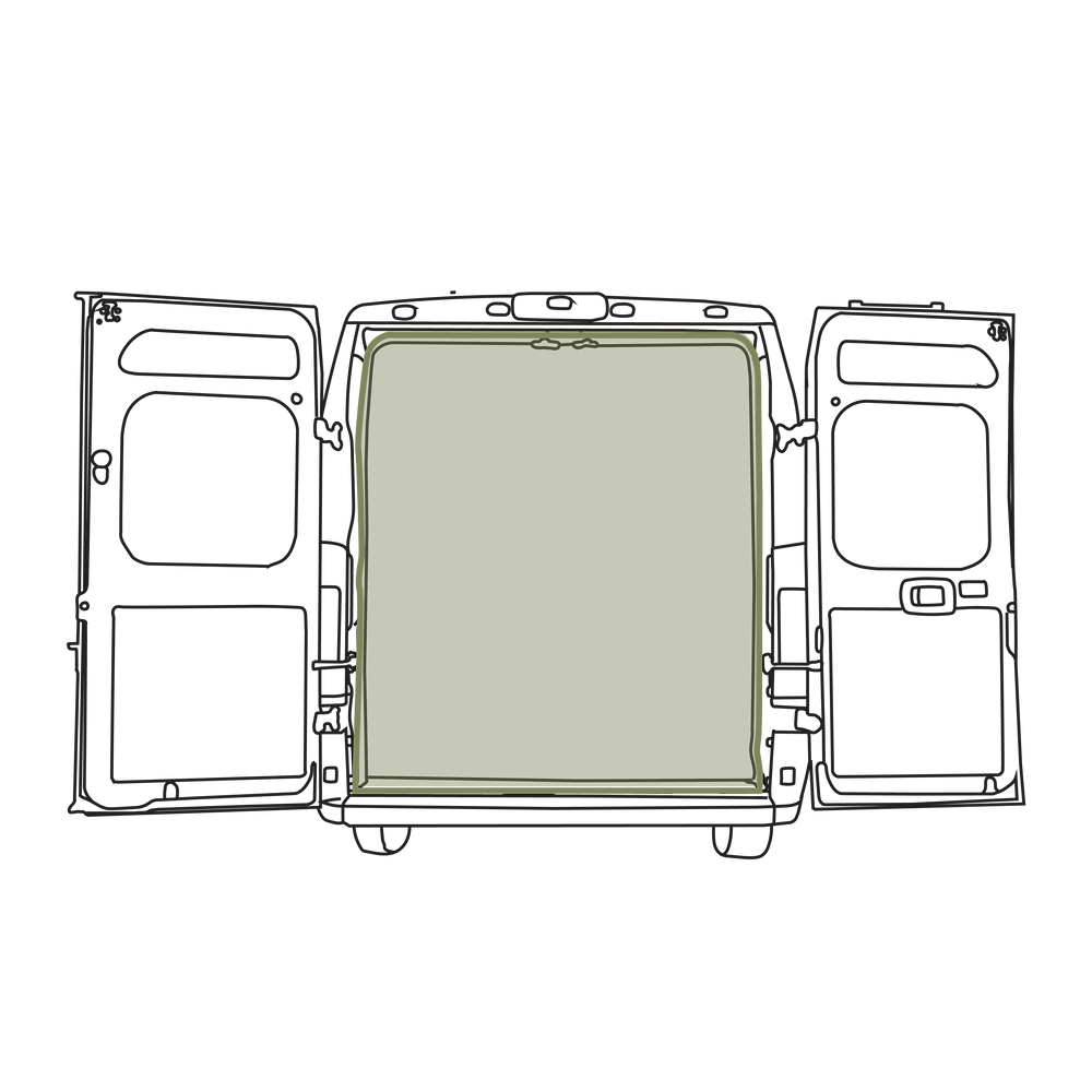 VanEssential RAM ProMaster Bug Screen - Rear Door - Out There Vans