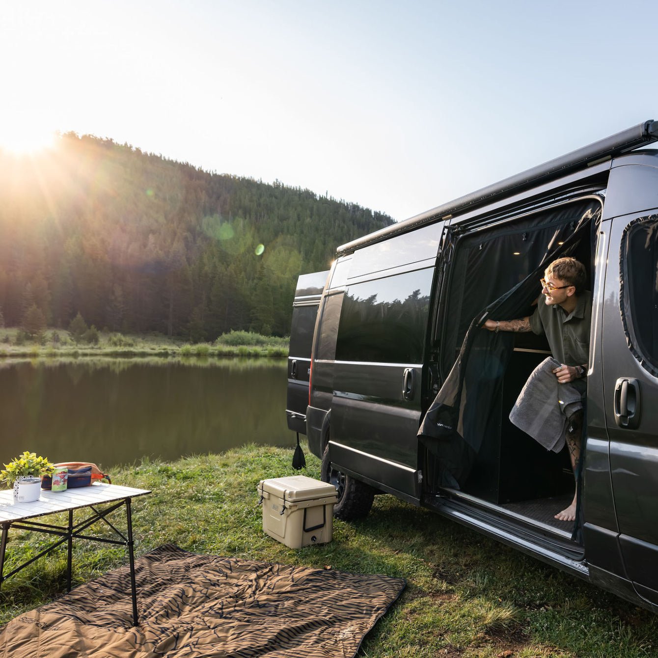 VanEssential RAM ProMaster Bug Screen - Sliding Door - Out There Vans, LLC