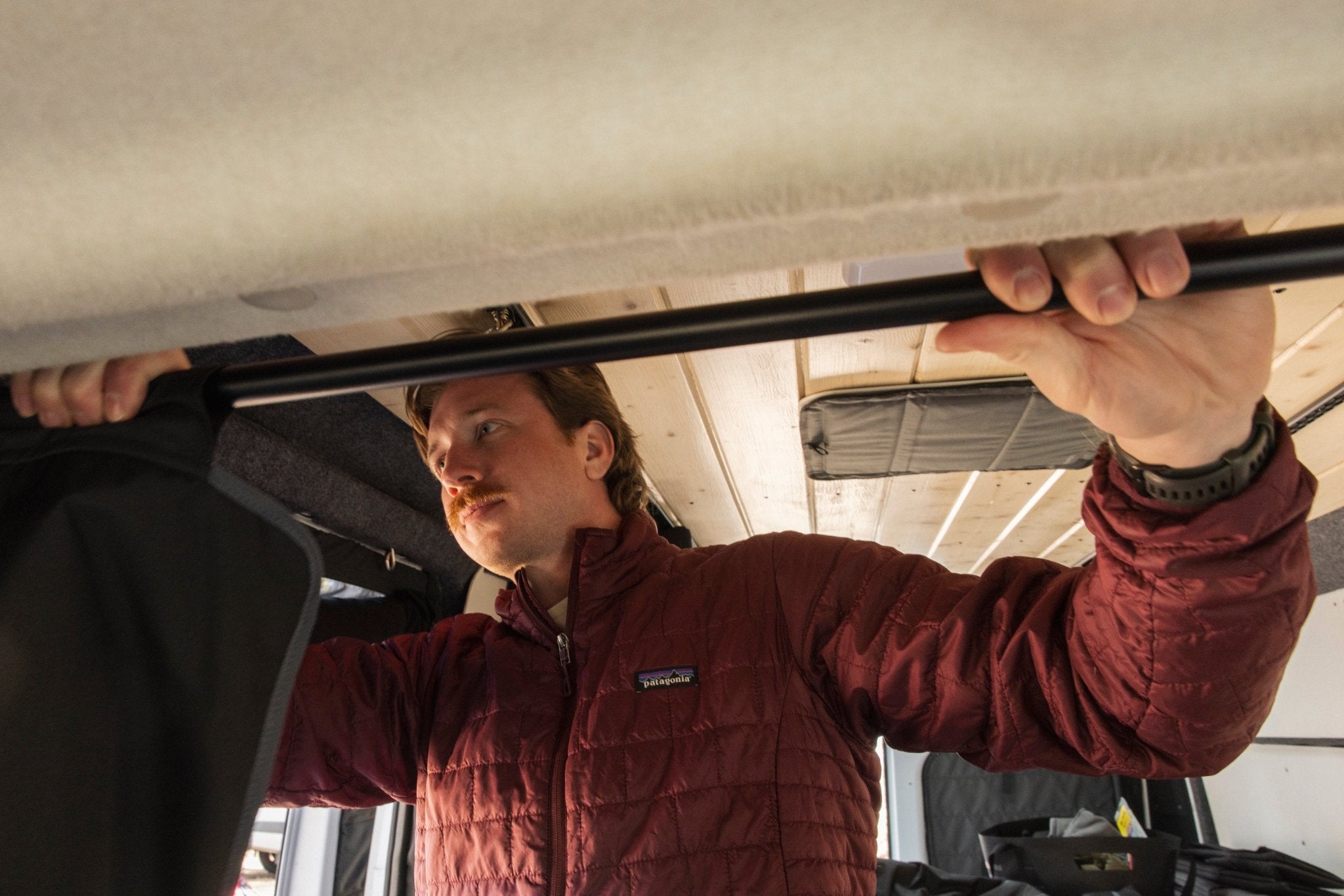 VanEssential RAM ProMaster Curtain Rail - Out There Vans, LLC