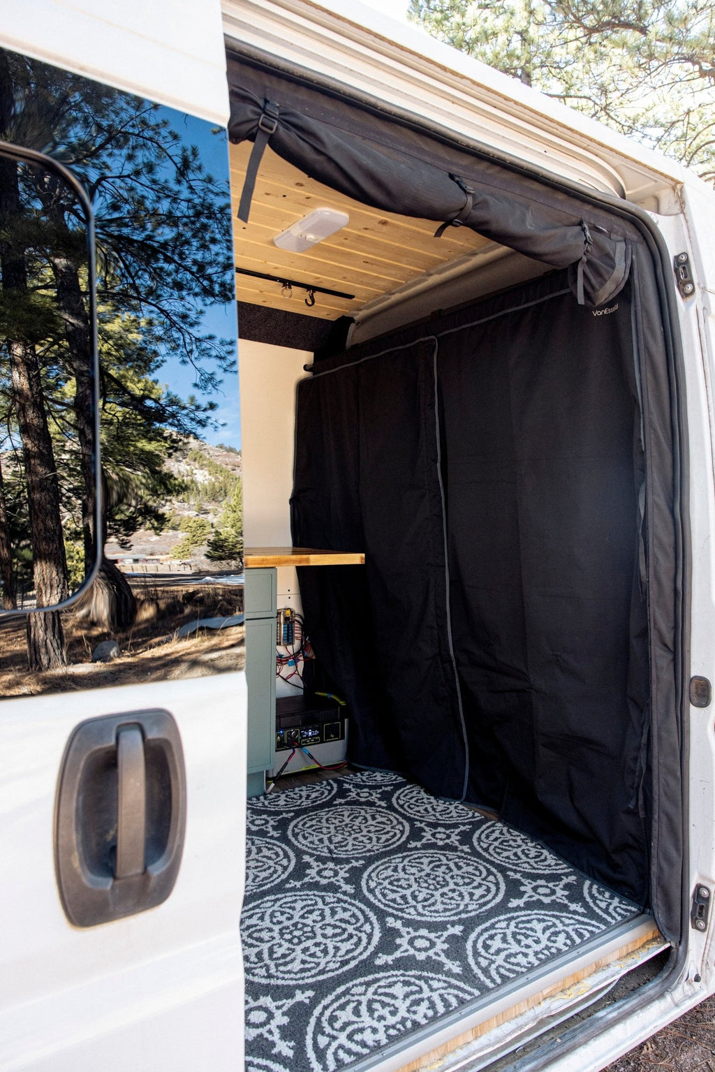 VanEssential RAM ProMaster Insulated Privacy Curtain - Out There Vans, LLC