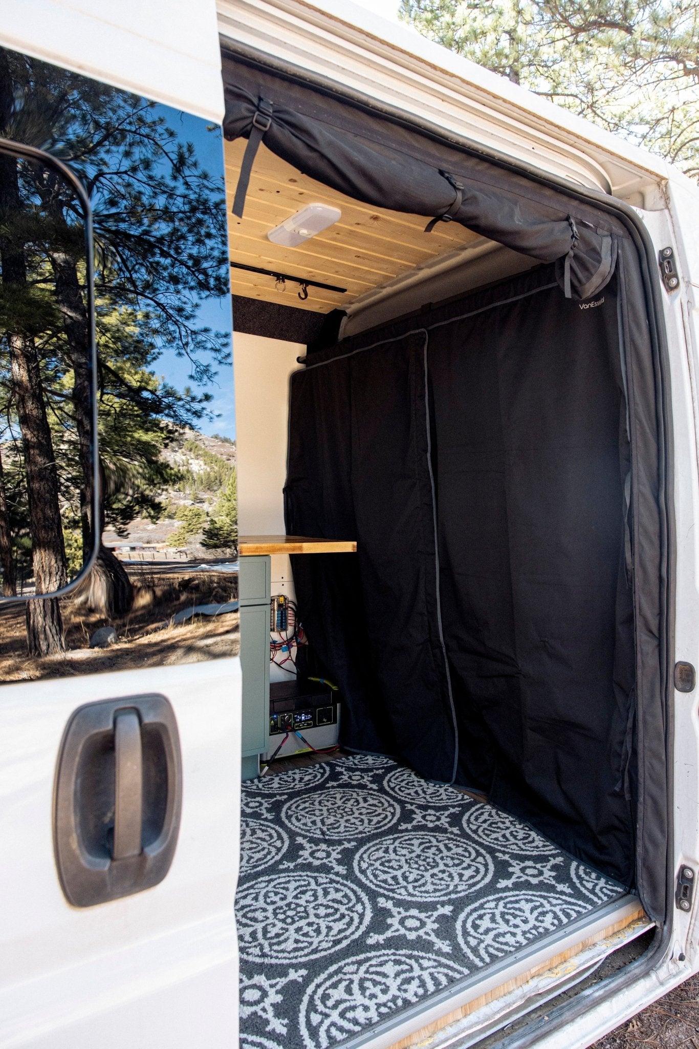 VanEssential RAM ProMaster Insulated Privacy Curtain - Out There Vans, LLC