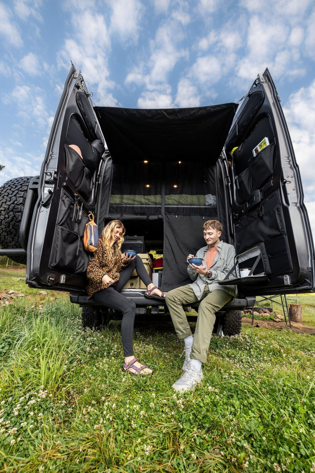 VanEssential RAM ProMaster Lower Rear Door Storage Panels (Pair) - Out There Vans, LLC
