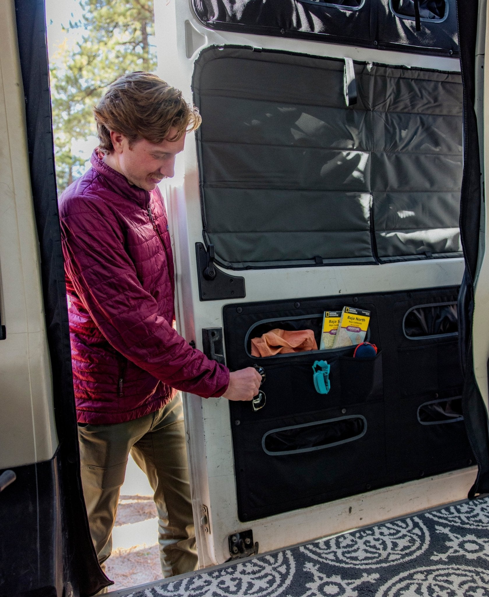 VanEssential RAM ProMaster Lower Sliding Door Storage Panel - Out There Vans, LLC