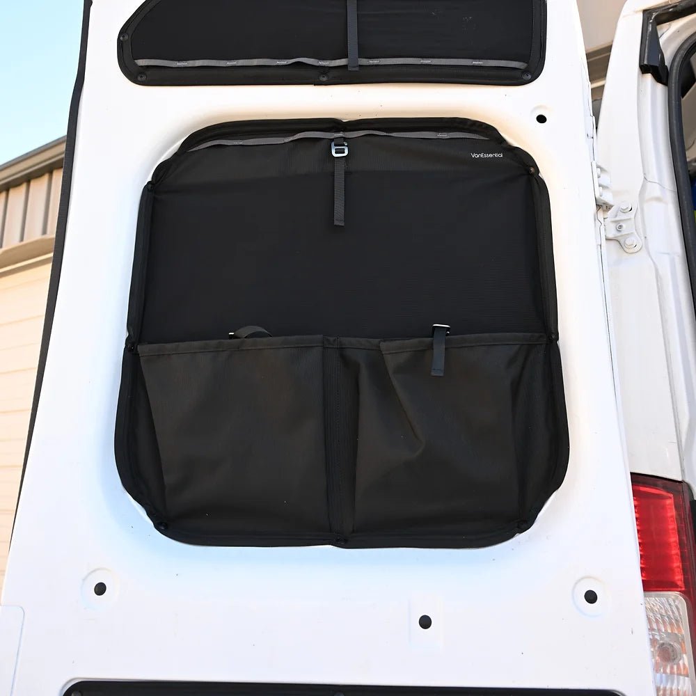 VanEssential RAM ProMaster Middle Rear Door Storage Panels (Pair) - Out There Vans