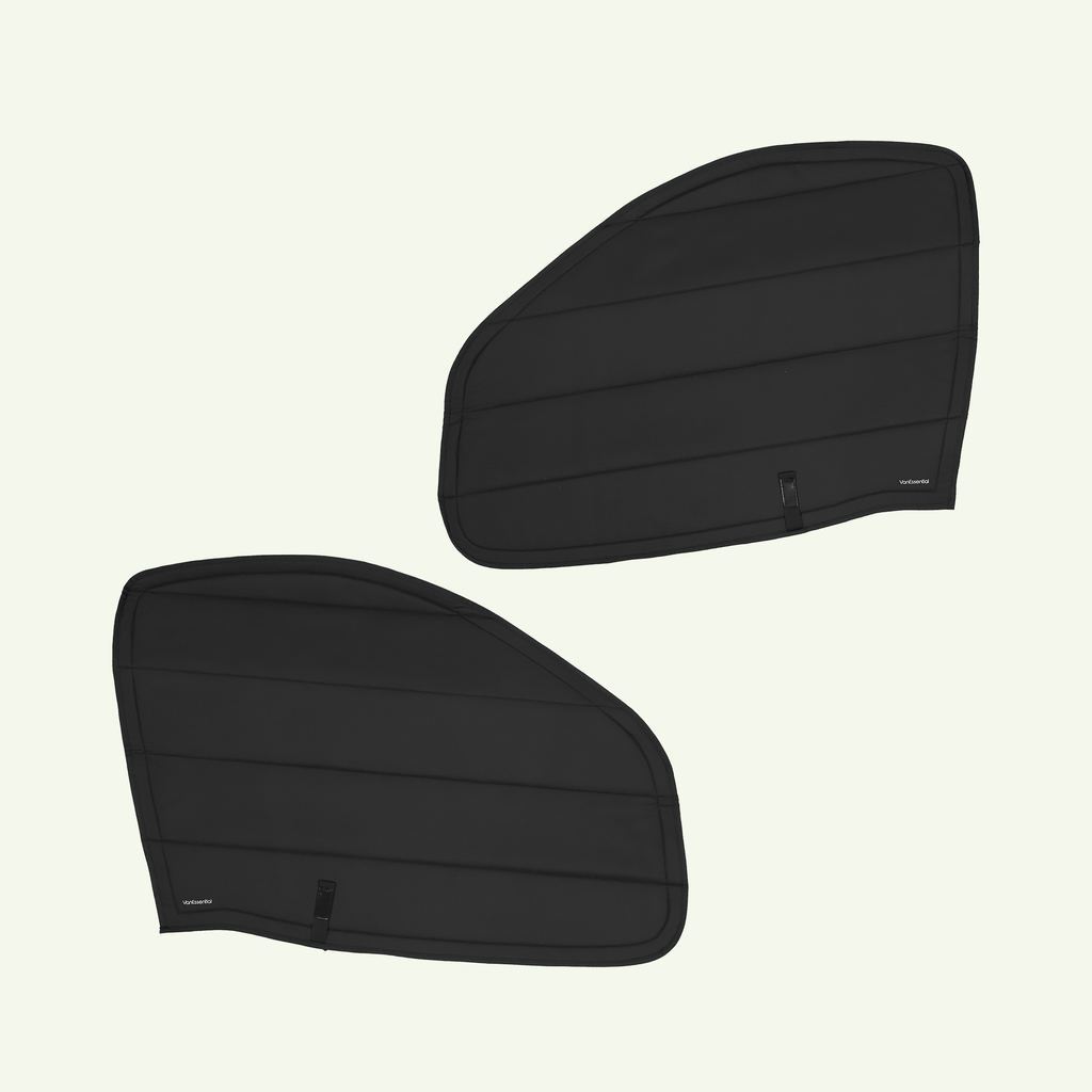VanEssential RAM ProMaster Reflective Front Door Window Covers (Pair) - Out There Vans, LLC