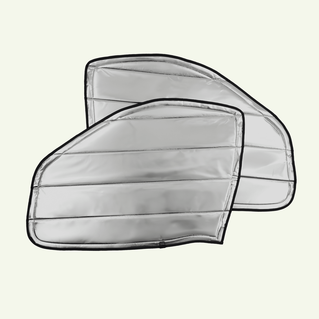 VanEssential RAM ProMaster Reflective Front Door Window Covers (Pair) - Out There Vans, LLC