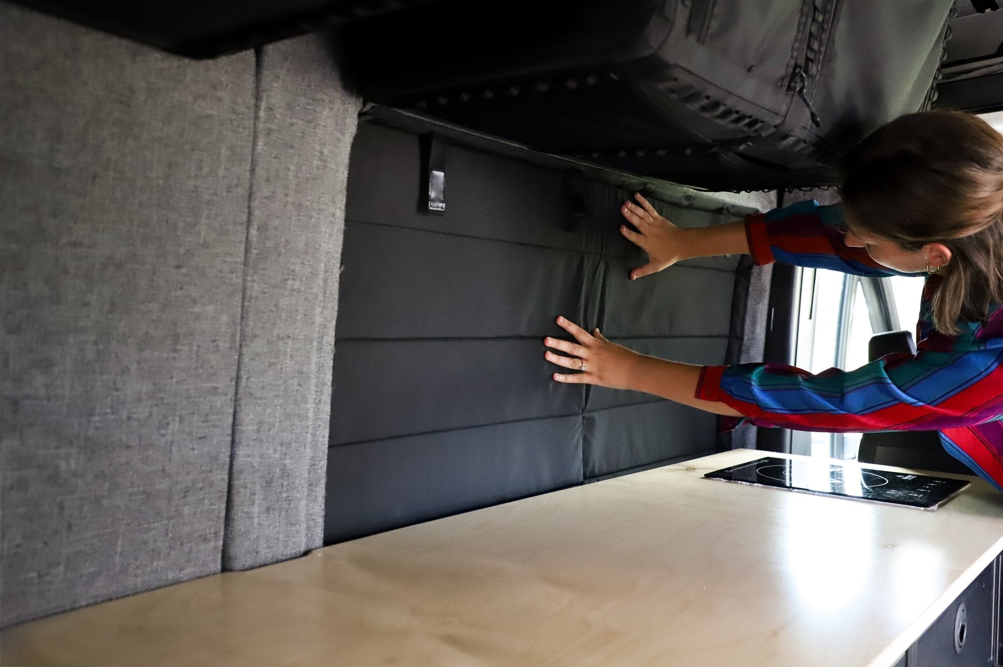 VanEssential RAM ProMaster Stealth Crew Window Cover - Out There Vans, LLC