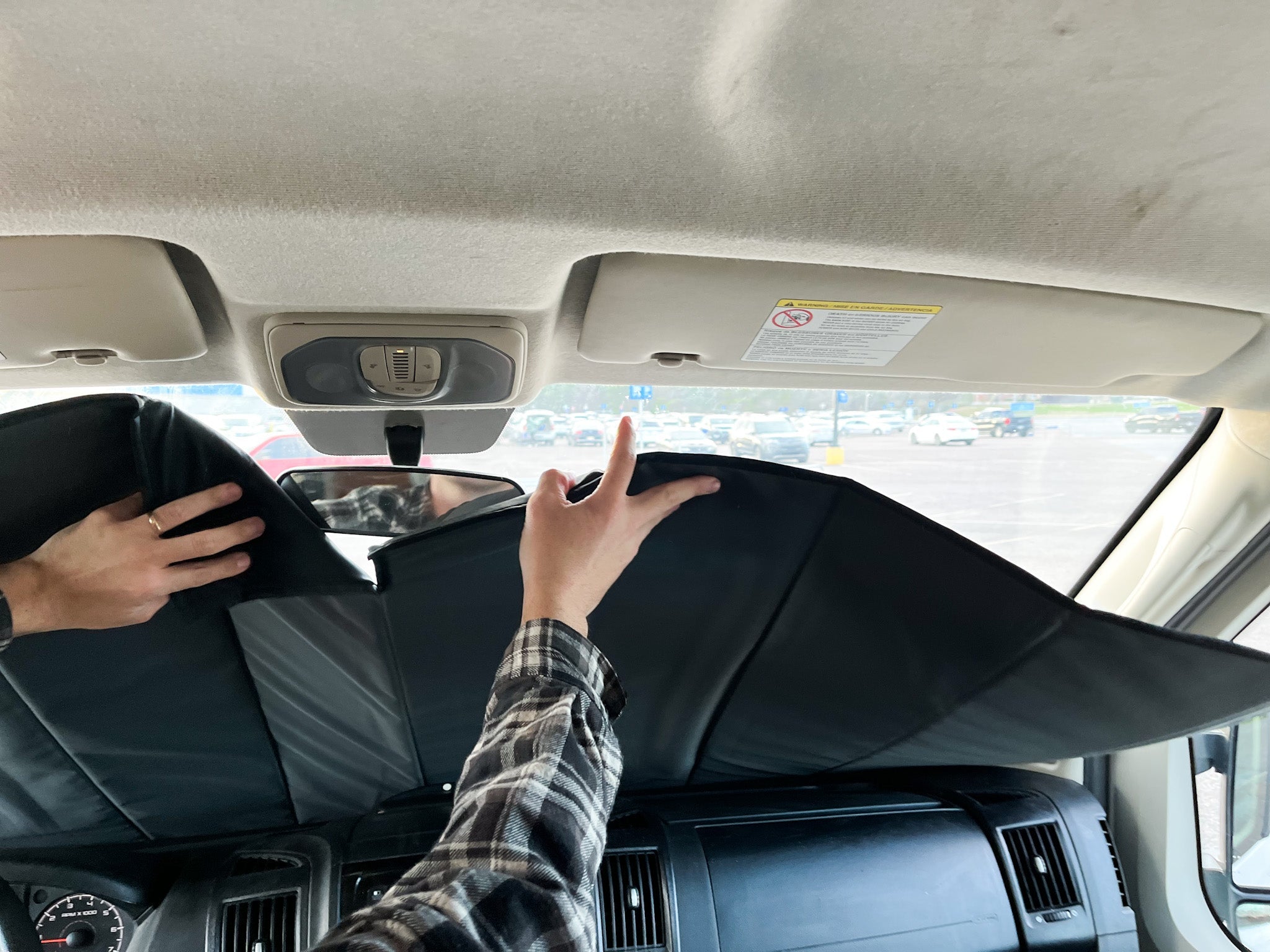 VanEssential RAM ProMaster Stealth Front Windshield Cover - Out There Vans, LLC