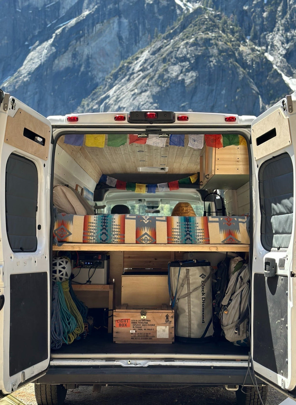 VanEssential RAM ProMaster Stealth Rear Door Window Covers (Pair) - Out There Vans, LLC