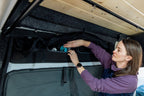 VanEssential RAM ProMaster Upper Sliding Door Storage Panel - Out There Vans, LLC