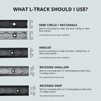 VanEssential Raw Angled Venture L - Track (2 Pack) - Out There Vans, LLC