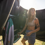 VanEssential Rear Door Van Shower Curtain - Out There Vans, LLC