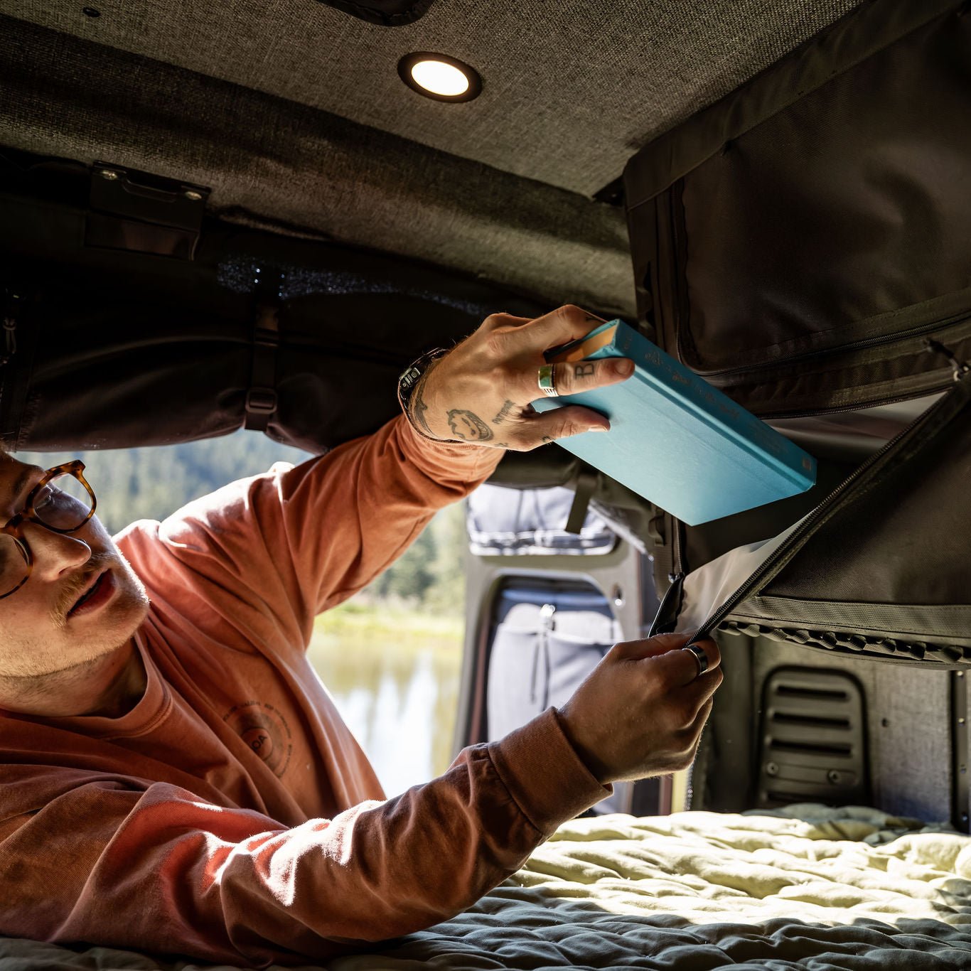 VanEssential Upper Storage Cabinet - 36" - Out There Vans, LLC