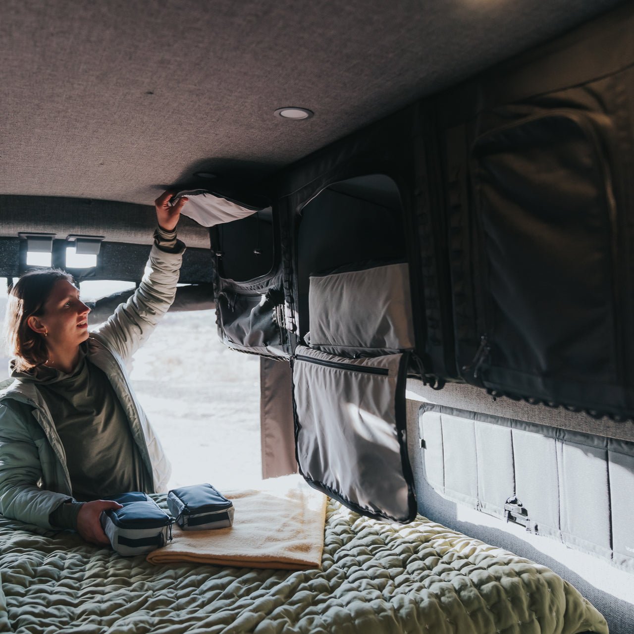 VanEssential Upper Storage Cabinet - 48" - Out There Vans, LLC
