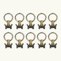 VanEssential Venture L - Track Adjustable Single Stud with Stainless Steel Ring (10 Pack) - Out There Vans, LLC