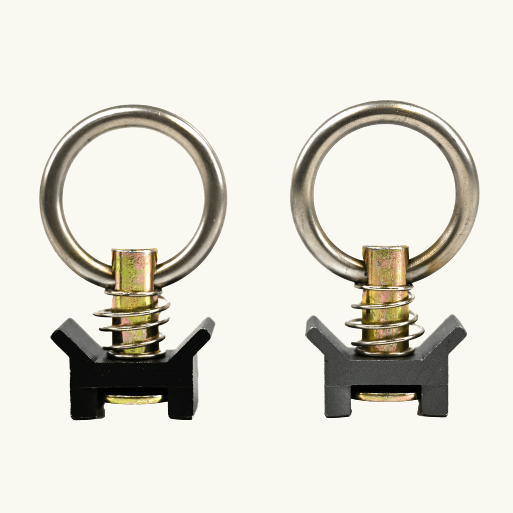 VanEssential Venture L - Track Adjustable Single Stud with Stainless Steel Ring (4 Pack) - Out There Vans, LLC