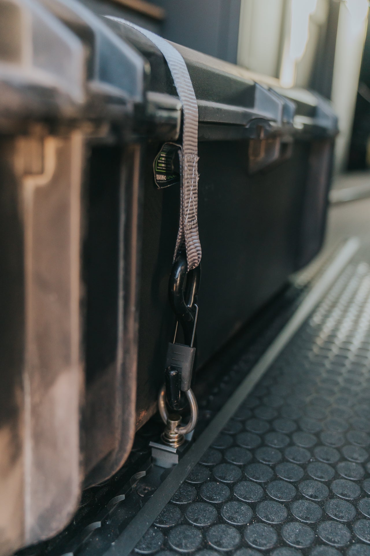 VanEssential Venture L - Track Adjustable Single Stud with Stainless Steel Ring (4 Pack) - Out There Vans, LLC