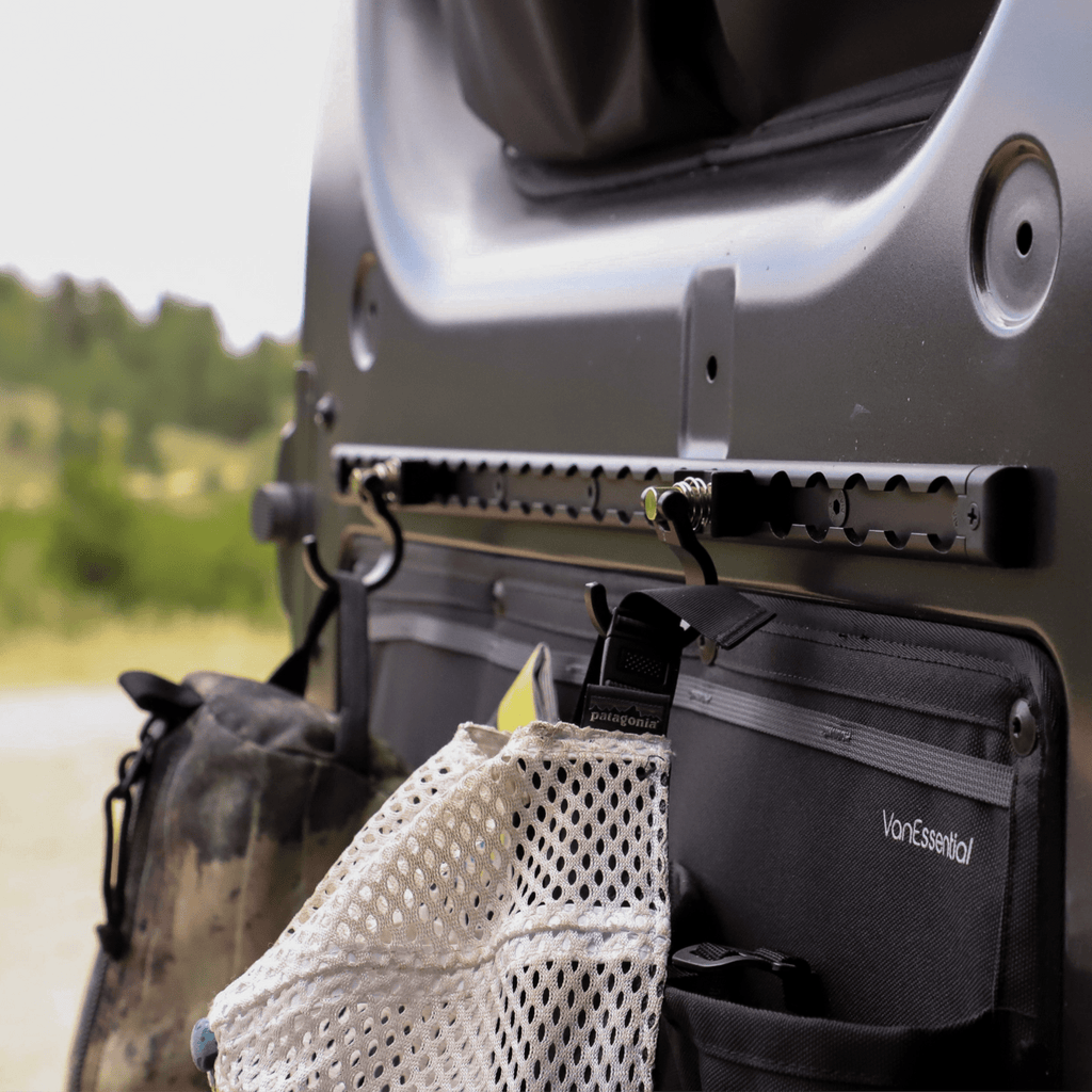 VanEssential Venture L - Track Spring Loaded Single Stud with Hook (2 Pack) - Out There Vans, LLC