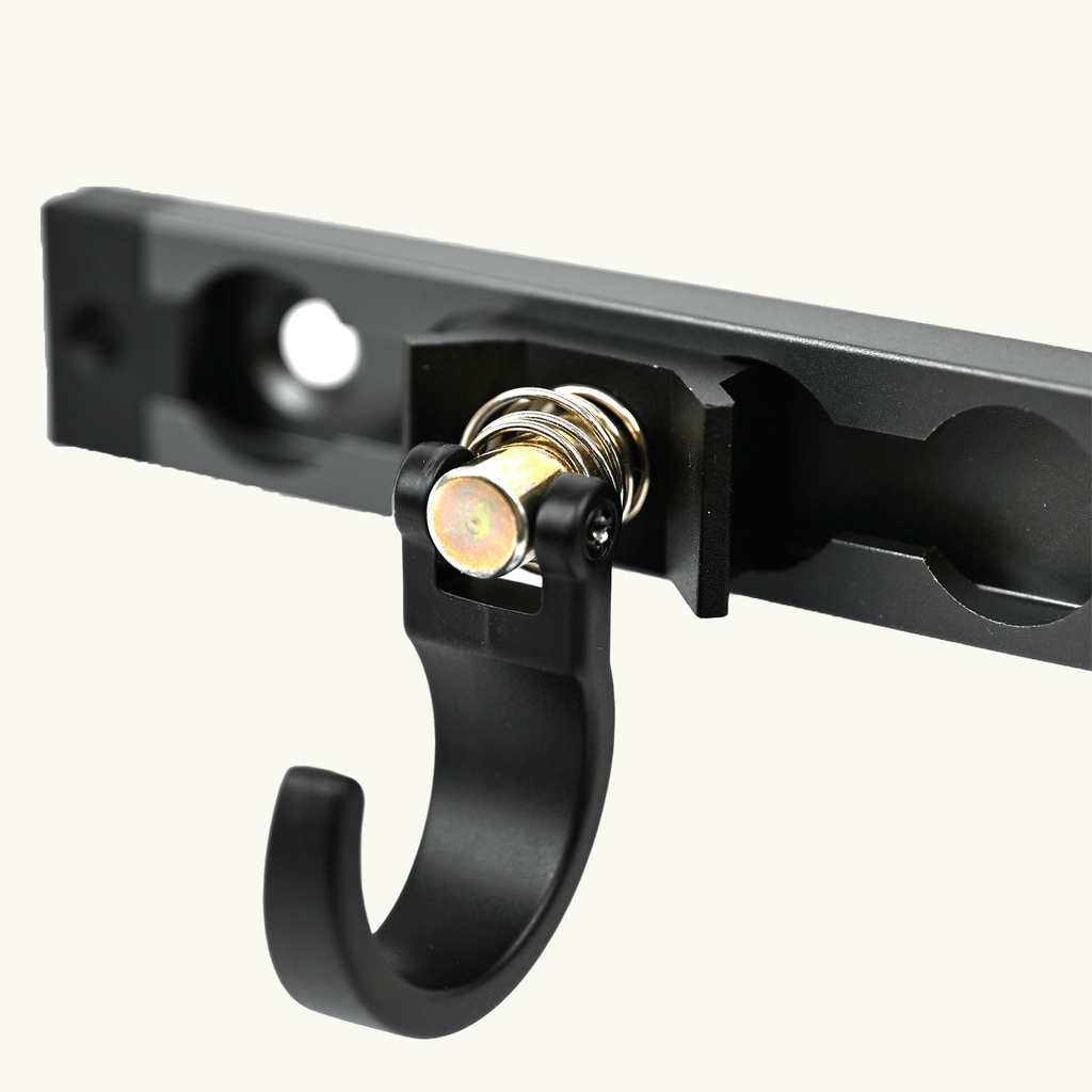 VanEssential Venture L - Track Spring Loaded Single Stud with Hook (2 Pack) - Out There Vans, LLC