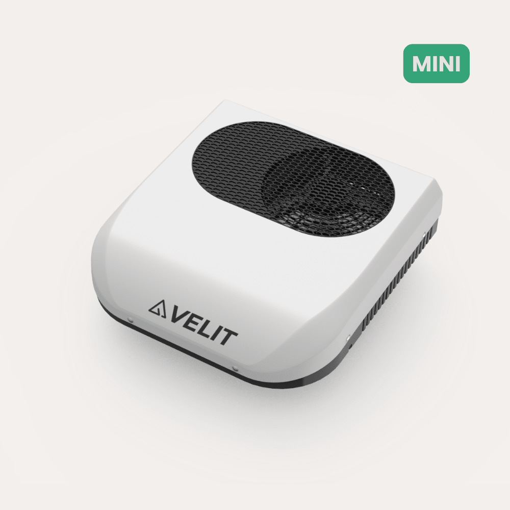 VELIT 2000R Mini - 12V/48V Rooftop Air Conditioner - Out There Vans, LLC