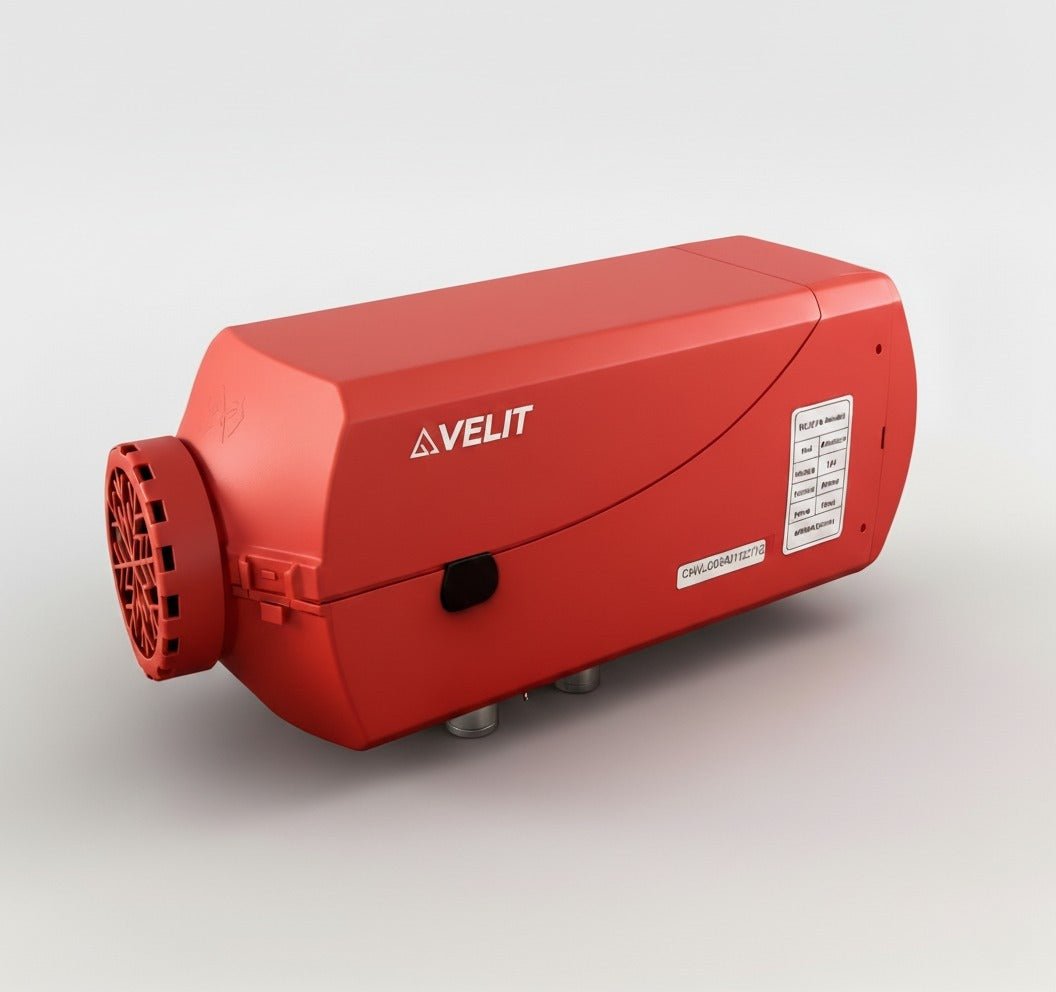 VELIT Gasoline/Diesel Air Heater 14000BTU 4000W - Out There Vans, LLC