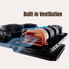 VELIT V3 with Ventilation - 12V/48V Rooftop Air Conditioner - Out There Vans