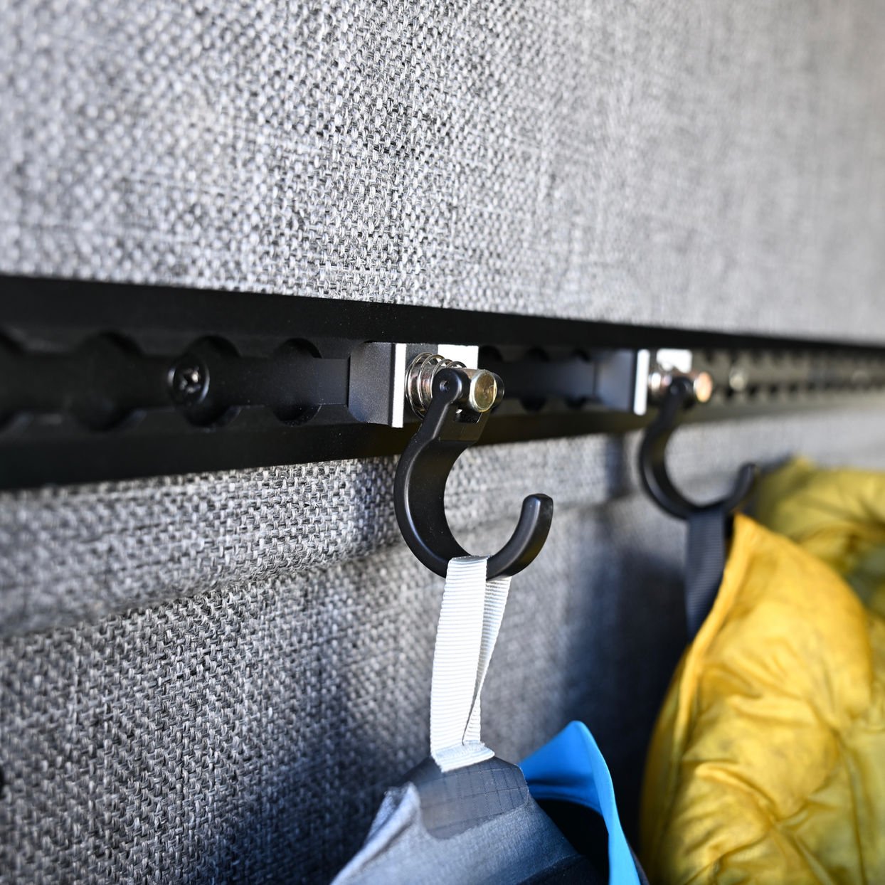 Venture L - Track Spring Loaded Single Stud with Hook (2 Pack) - Out There Vans, LLC