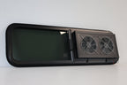 VW1033 Dual - Fan Half Slider Bunk Window - Out There Vans, LLC