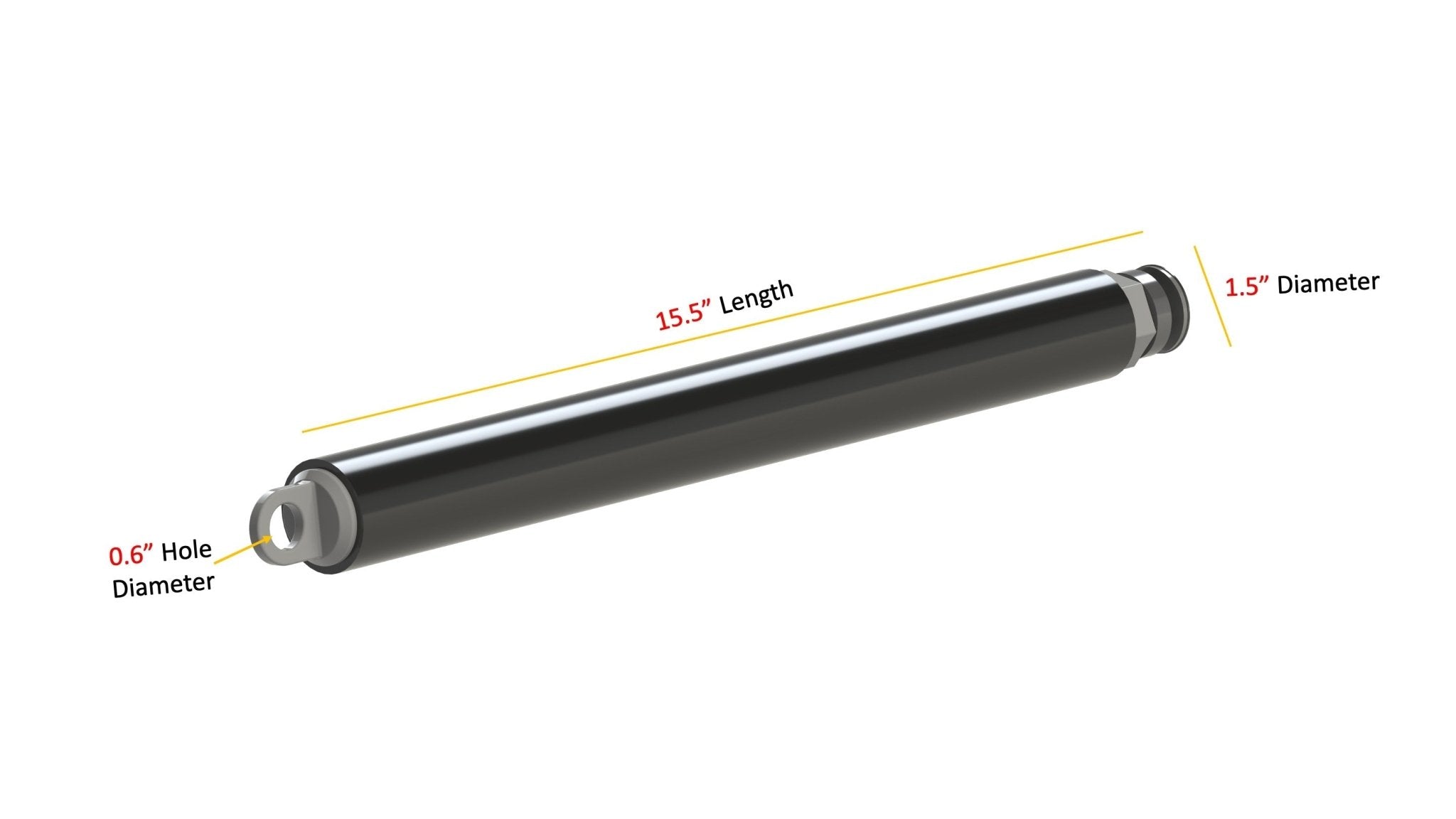White Top Adventure Van Rear Door Rack Poles (4 Pack) - Out There Vans
