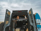 White Top Adventures Ford Transit 4-Panel All Aluminum Platform Bed System - Out There Vans