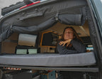 White Top Adventures Ford Transit 4-Panel All Aluminum Platform Bed System - Out There Vans