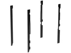 White Top Adventures Ford Transit Van L-Track Adjustable Bed Brackets - Out There Vans