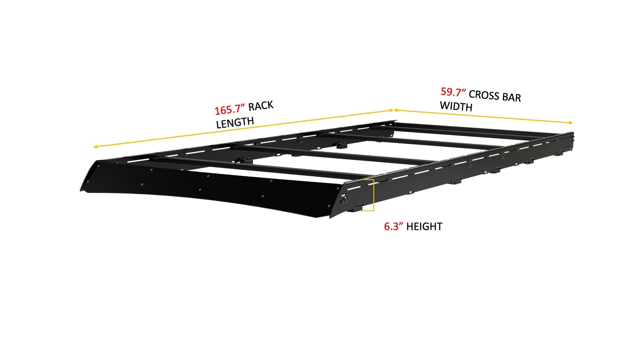 White Top Adventures ProMaster 159 EXT High Roof Strata Roof Rack - Out There Vans, LLC