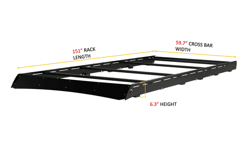 White Top Adventures ProMaster 159 High Roof Strata Roof Rack - Out There Vans, LLC