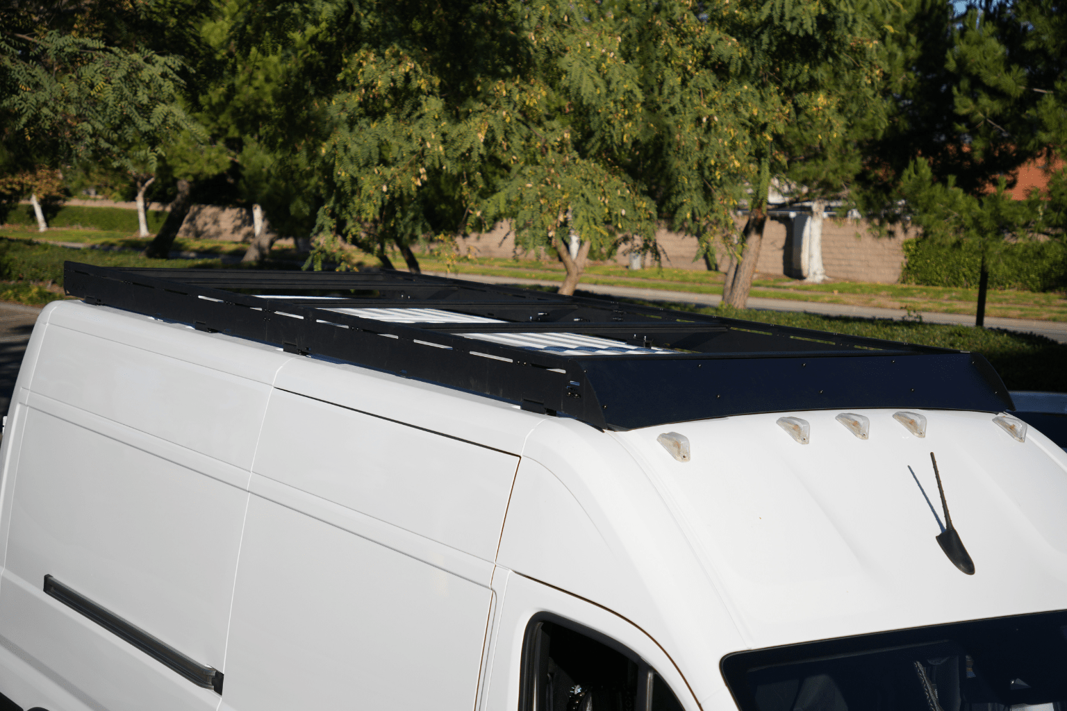 White Top Adventures ProMaster 159 High Roof Strata Roof Rack - Out There Vans, LLC