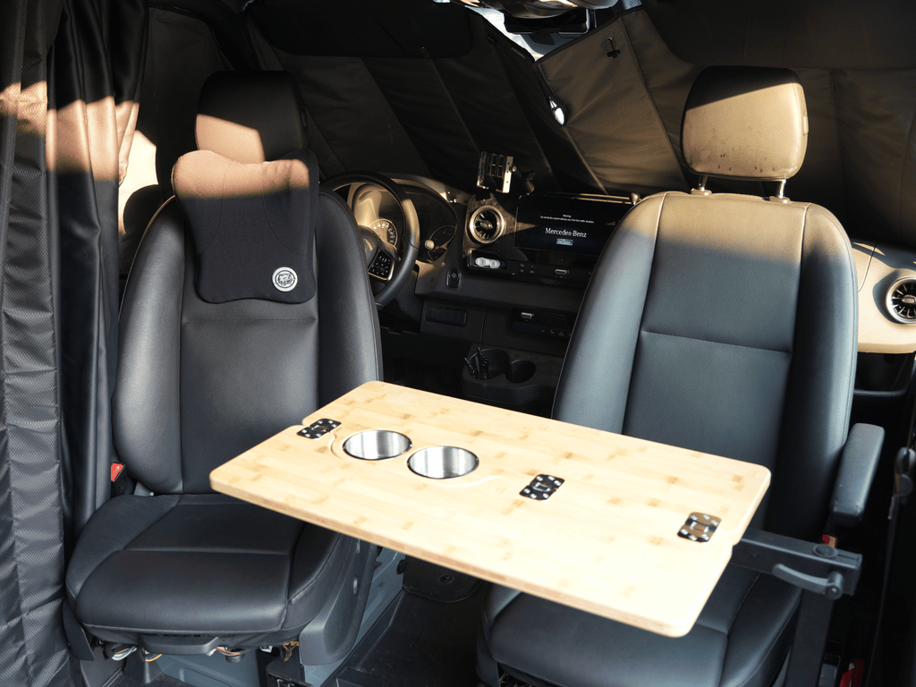 White Top Adventures Sprinter Passenger B - Pillar Table Adapter - Out There Vans, LLC