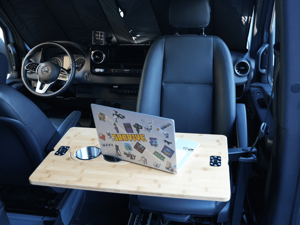 White Top Adventures Sprinter Passenger B - Pillar Table Adapter - Out There Vans, LLC