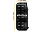White Top Adventures Sprinter Rear Door Atlas Storage Rack | Passenger Side - Out There Vans
