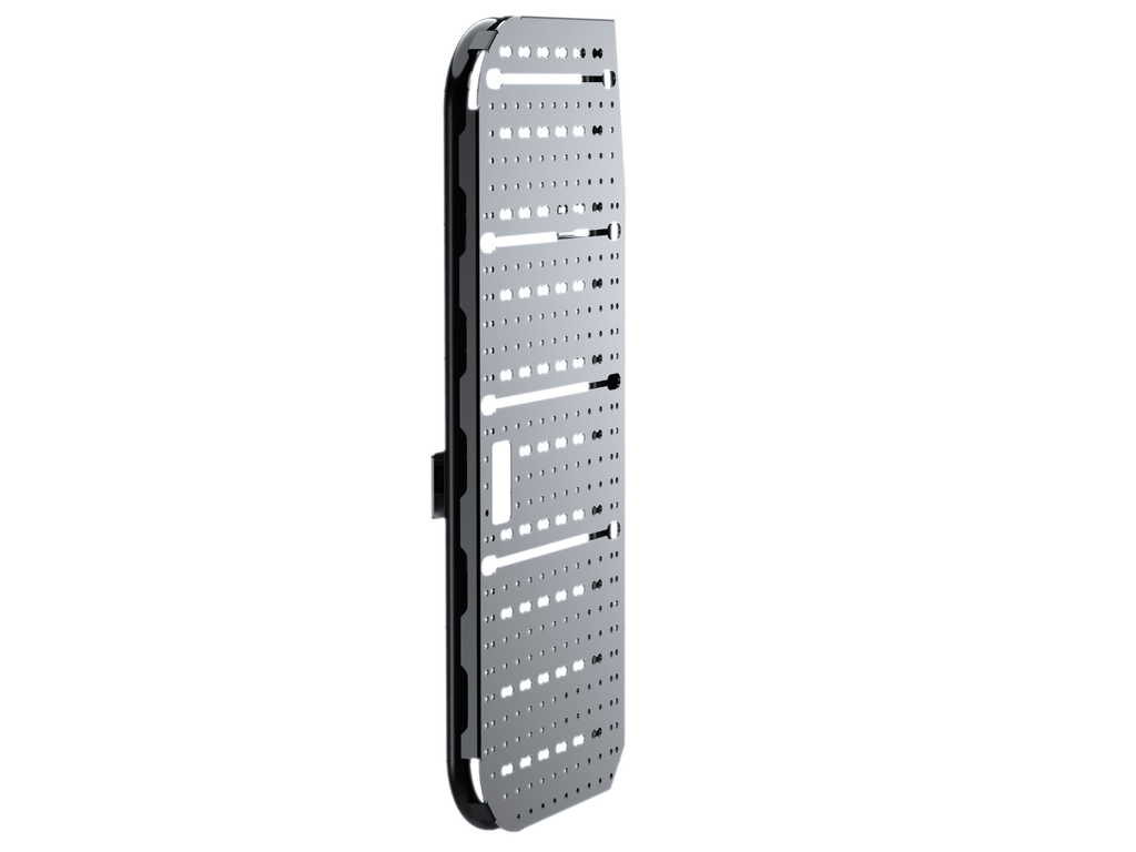 White Top Adventures Sprinter Rear Door Atlas Storage Rack | Passenger Side - Out There Vans