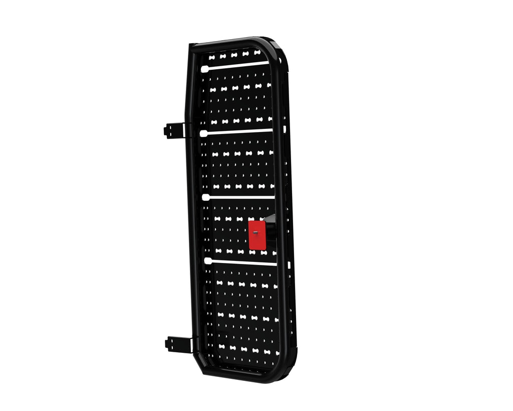White Top Adventures Sprinter Rear Door Atlas Storage Rack | Passenger Side - Out There Vans