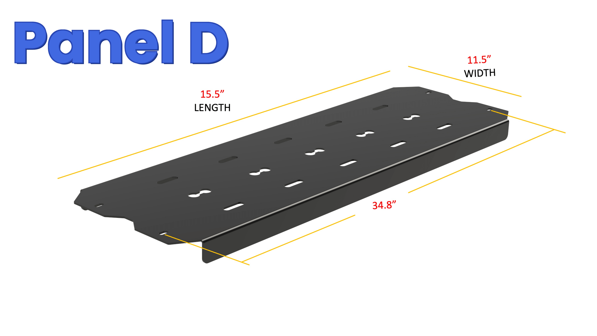 White Top Adventures Universal Roof Rack Decking Panels - Out There Vans
