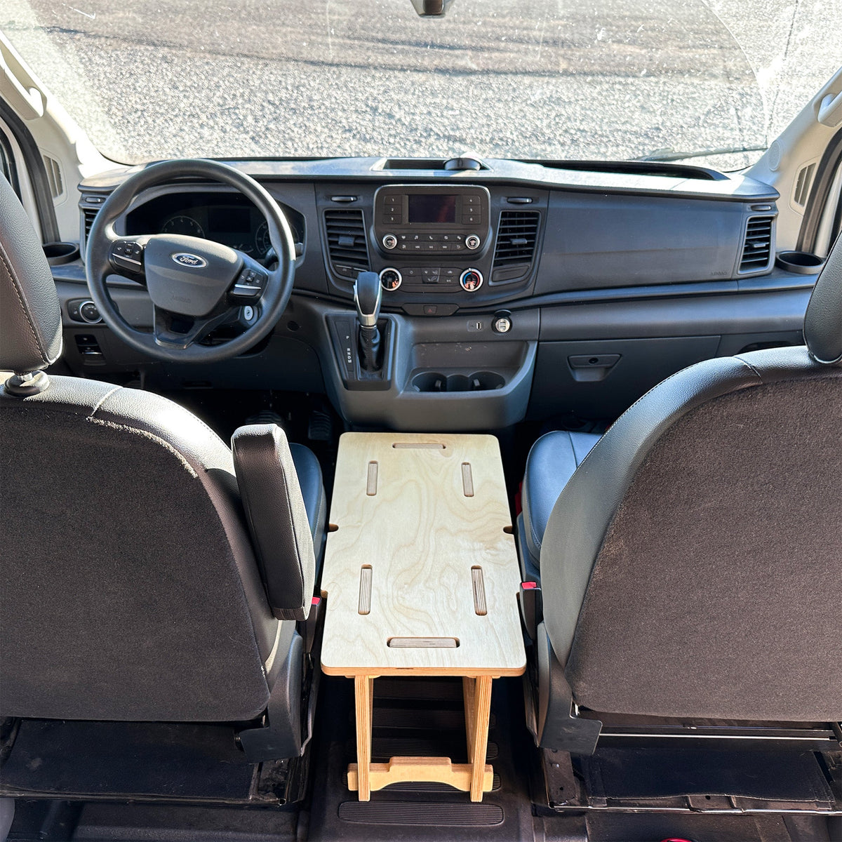 Out There Vans Ford Transit Dog Platform | Elevated Pet Seat Extender