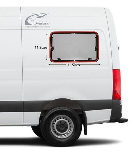 VanEssential TERN Overland Bunk Window Cover - Out There Vans